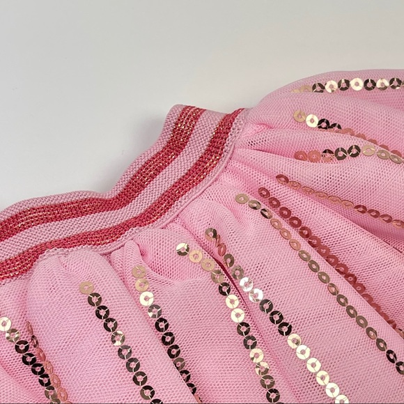 🐯2/$15🐯 DISNEY Princess TuTu Skirt Pink Sequins - Picture 6 of 14